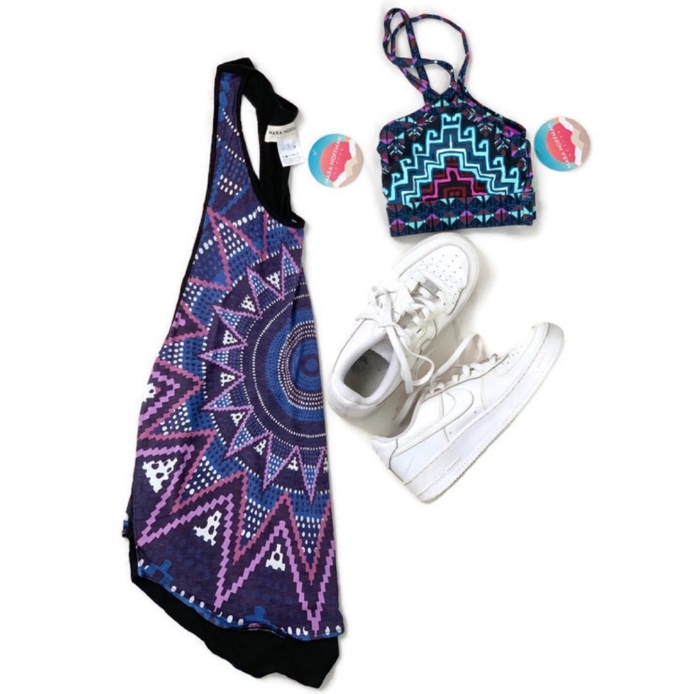 Mara Hoffman Active Starbasket Workout Sports Tank
